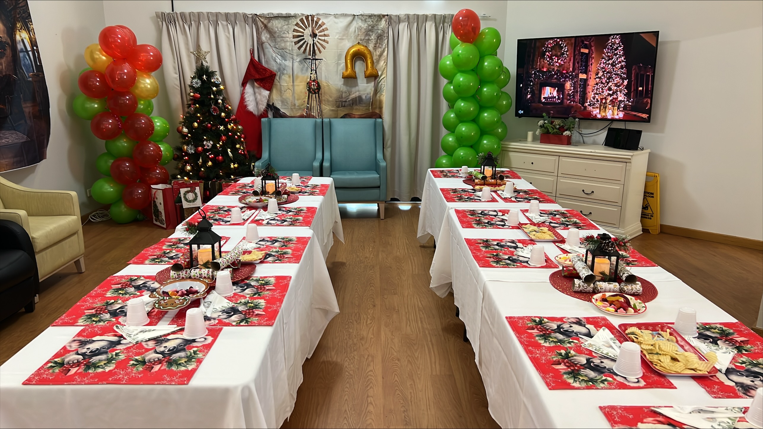 Christmas Decoration at Residential Aged Care