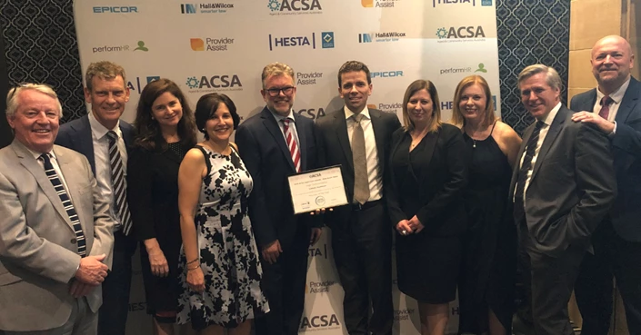 High Commendation at the 2019 ACSA Aged Care Awards 