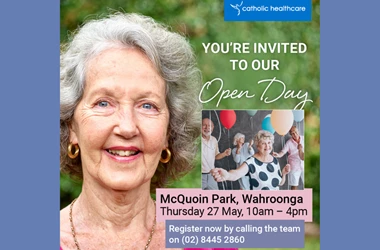 You're Invited - McQuoin Park Open Day