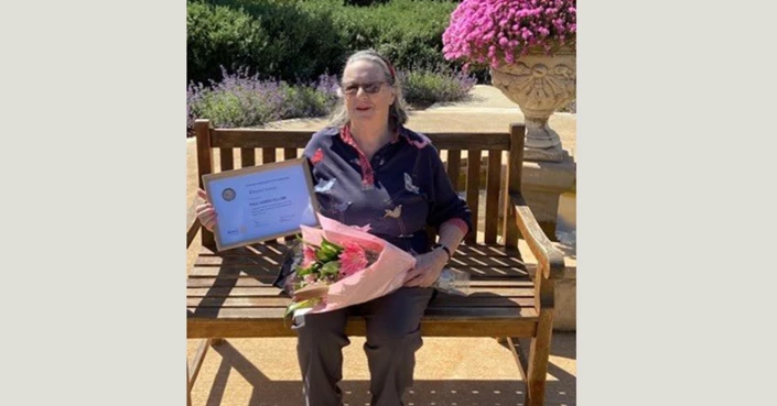 Eleanor Receives Forbes Rotary Award